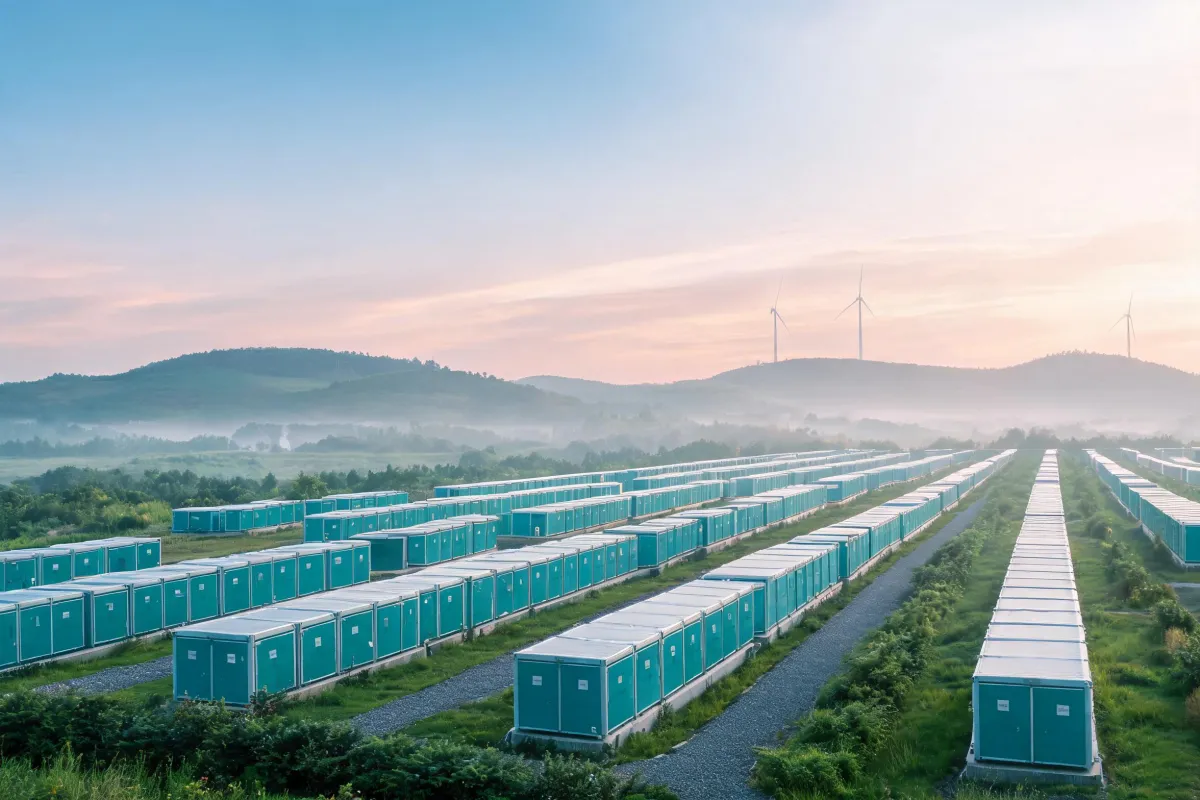 Energy storage project landscape